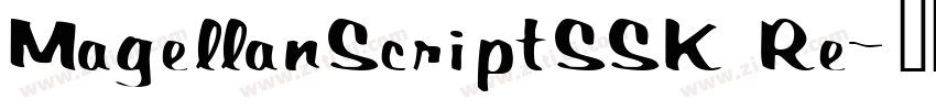 MagellanScriptSSK Re字体转换